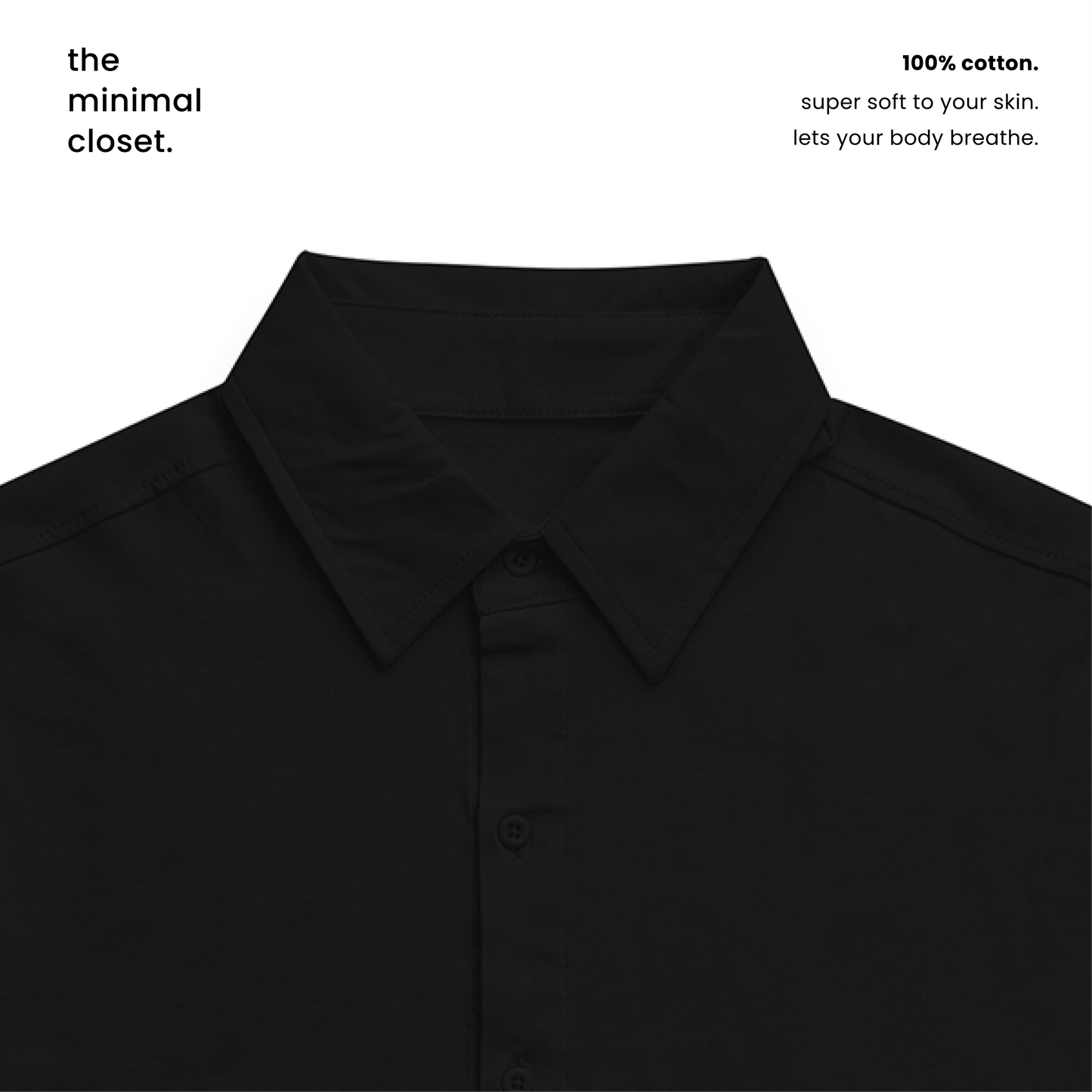 RELAXED COTTON SHIRT [7 Solid Colours] [240 GSM]