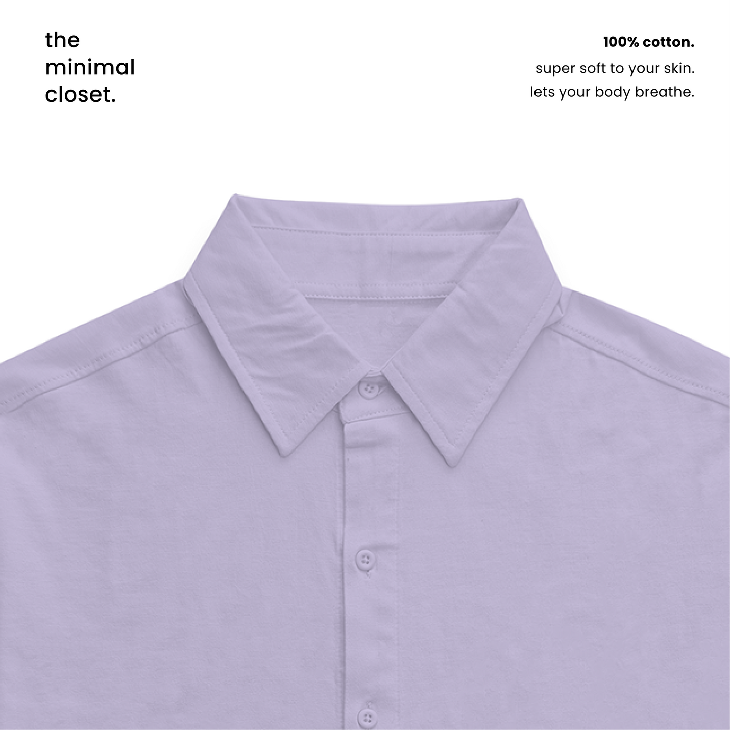 RELAXED COTTON SHIRT [7 Solid Colours] [240 GSM]