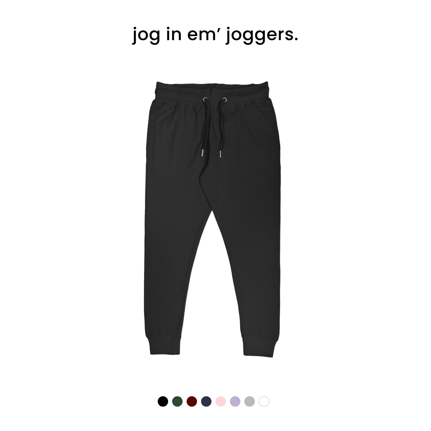 SOLID JOGGERS  [7 Solid Colours] [260 GSM]