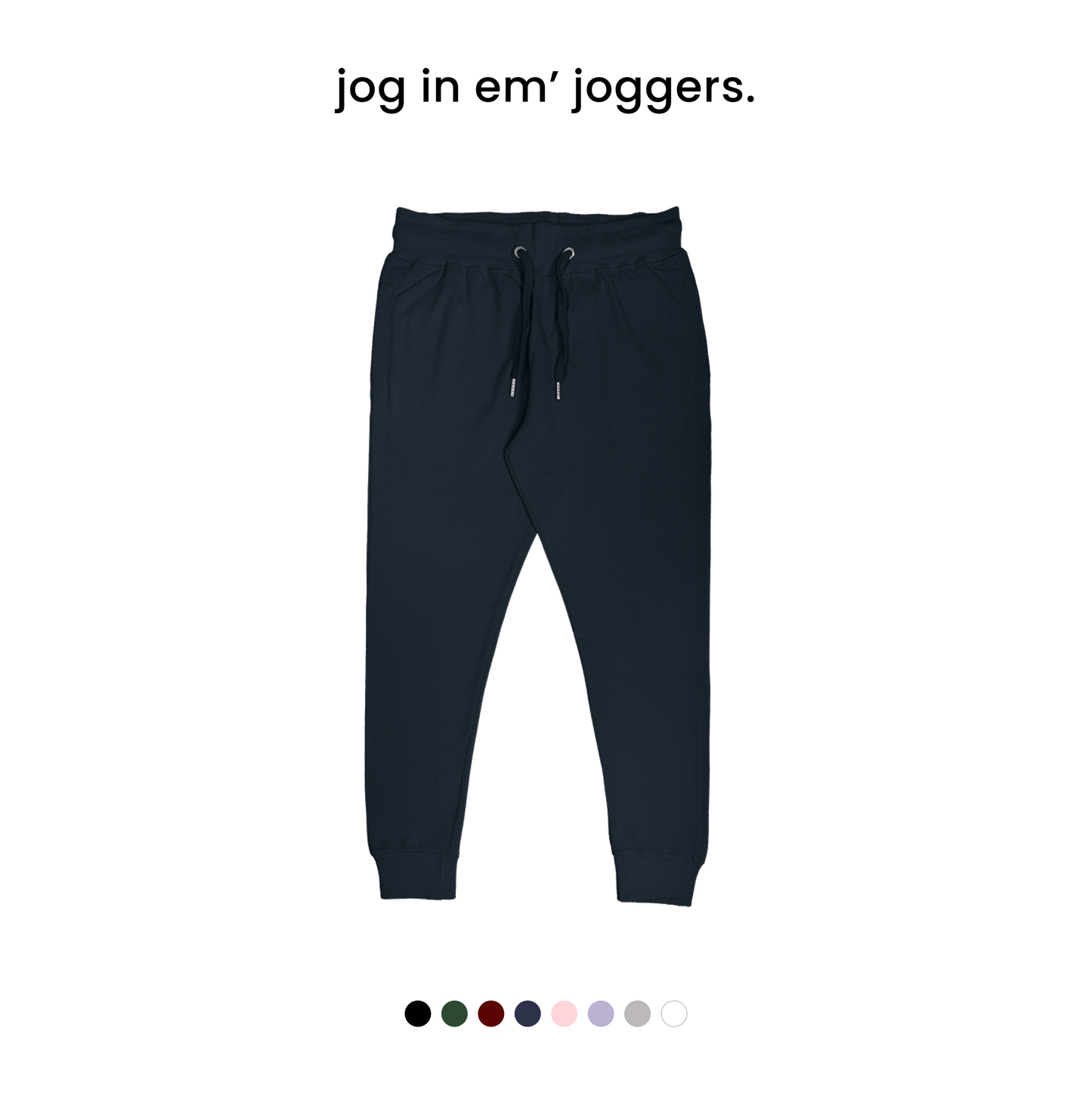 SOLID JOGGERS  [7 Solid Colours] [260 GSM]