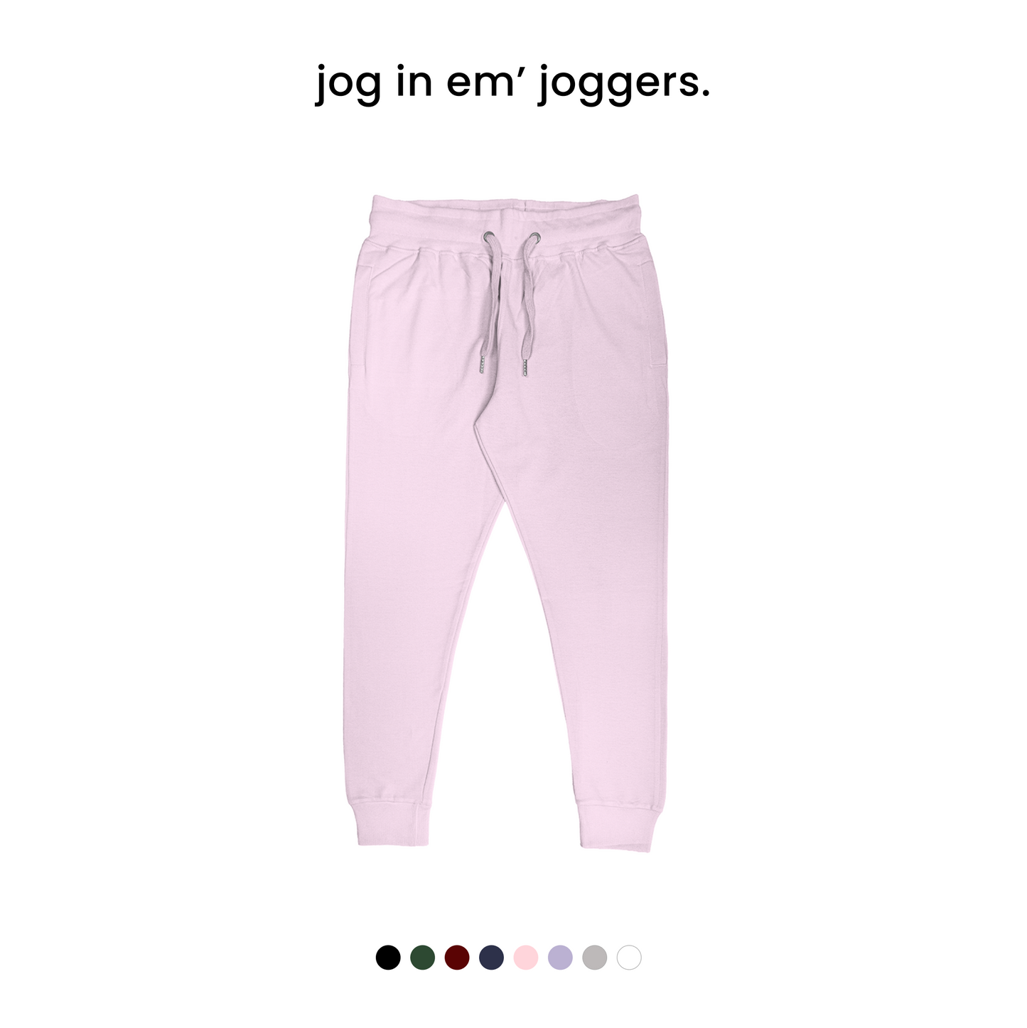 SOLID JOGGERS  [7 Solid Colours] [260 GSM]