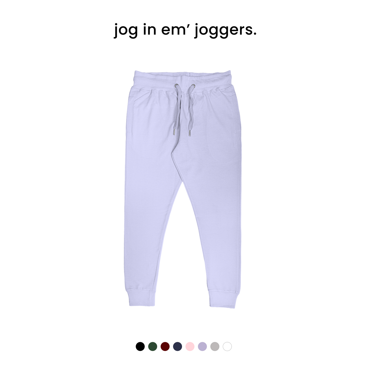 SOLID JOGGERS  [7 Solid Colours] [260 GSM]
