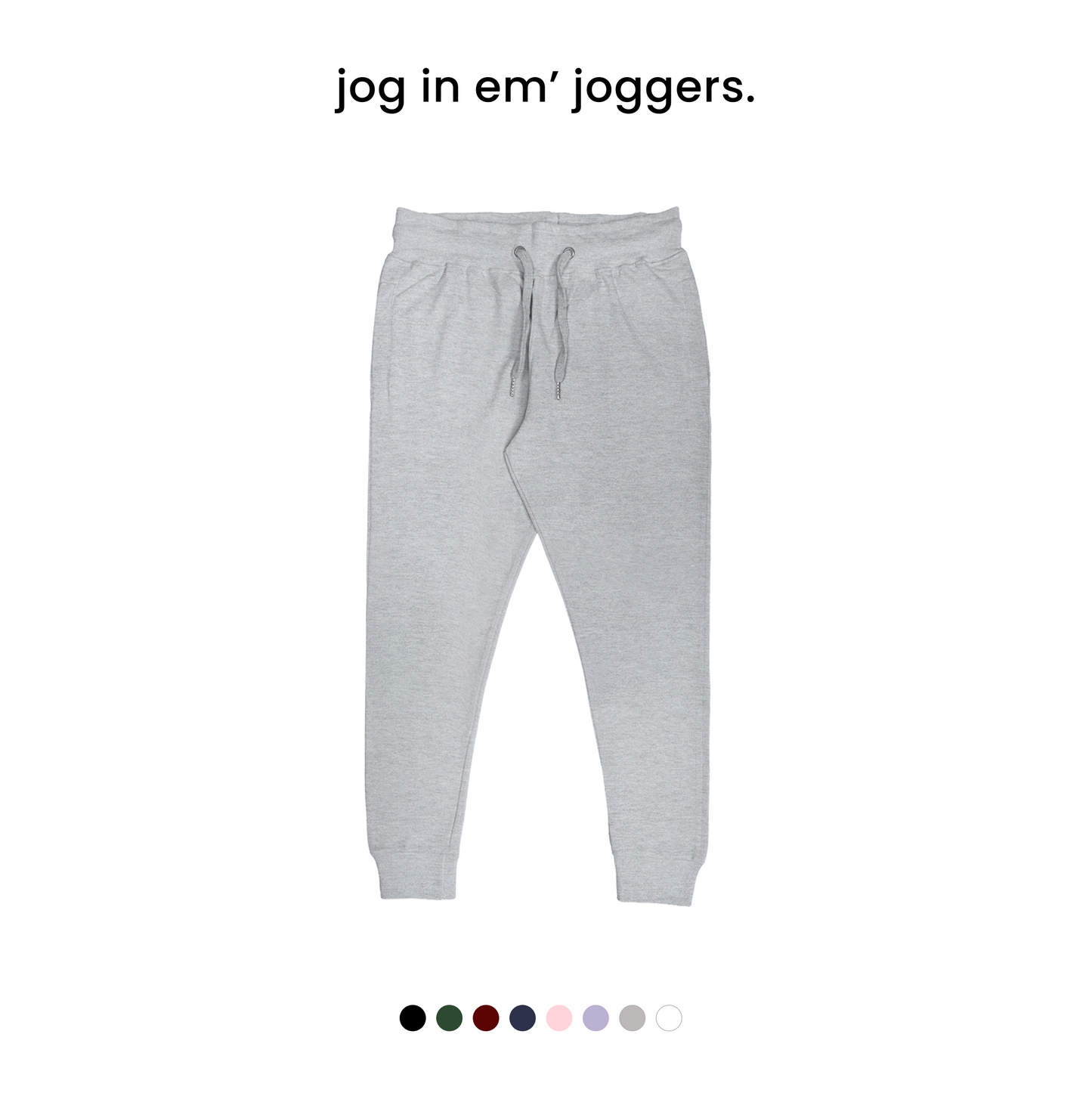 SOLID JOGGERS  [7 Solid Colours] [260 GSM]