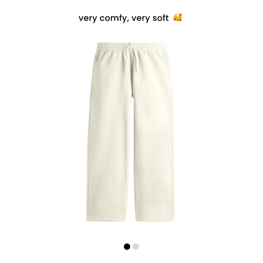 TERRY COTTON SWEATPANTS [260 GSM] [LOOSE FIT]