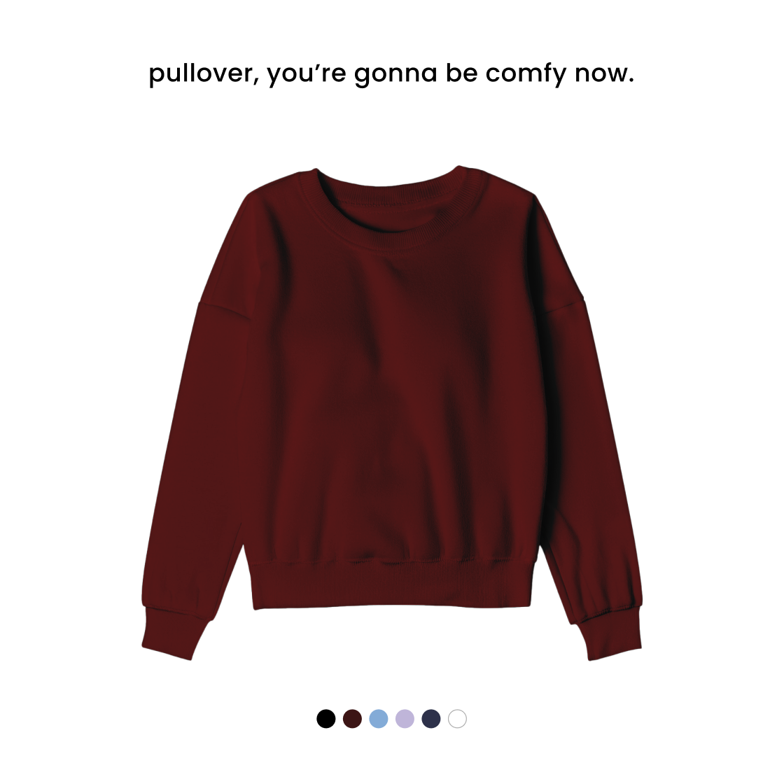COMFY PULLOVER [6 COLOURS] [300 GSM, Cotton Fleece Inside]
