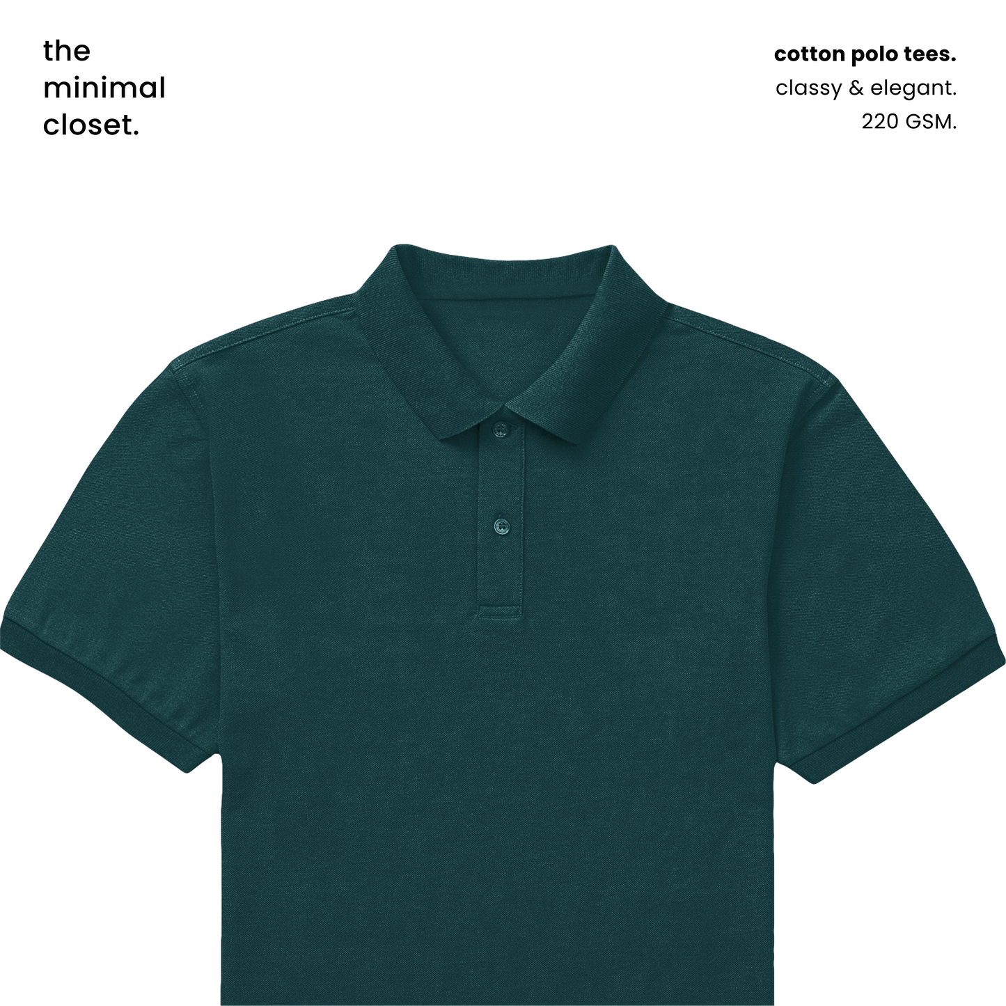COTTON POLO [11 Solid Colours] [220 GSM]