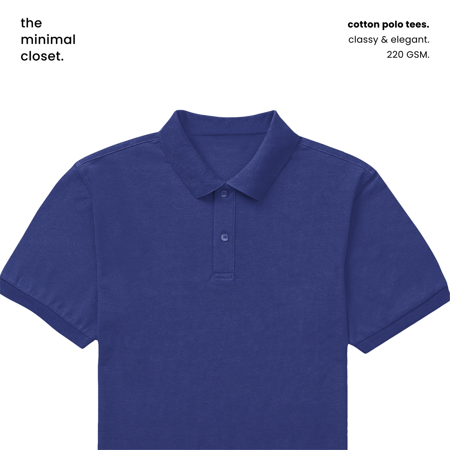COTTON POLO [11 Solid Colours] [220 GSM]
