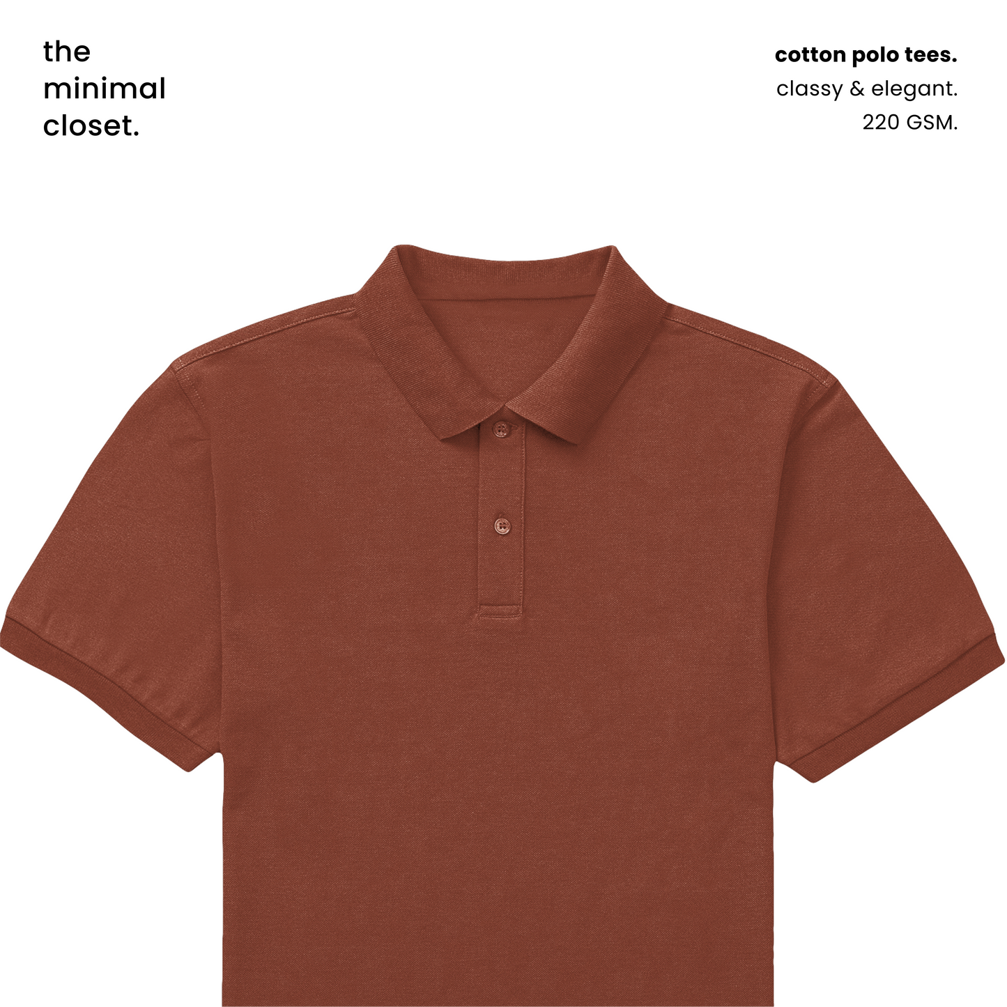 COTTON POLO [11 Solid Colours] [220 GSM]
