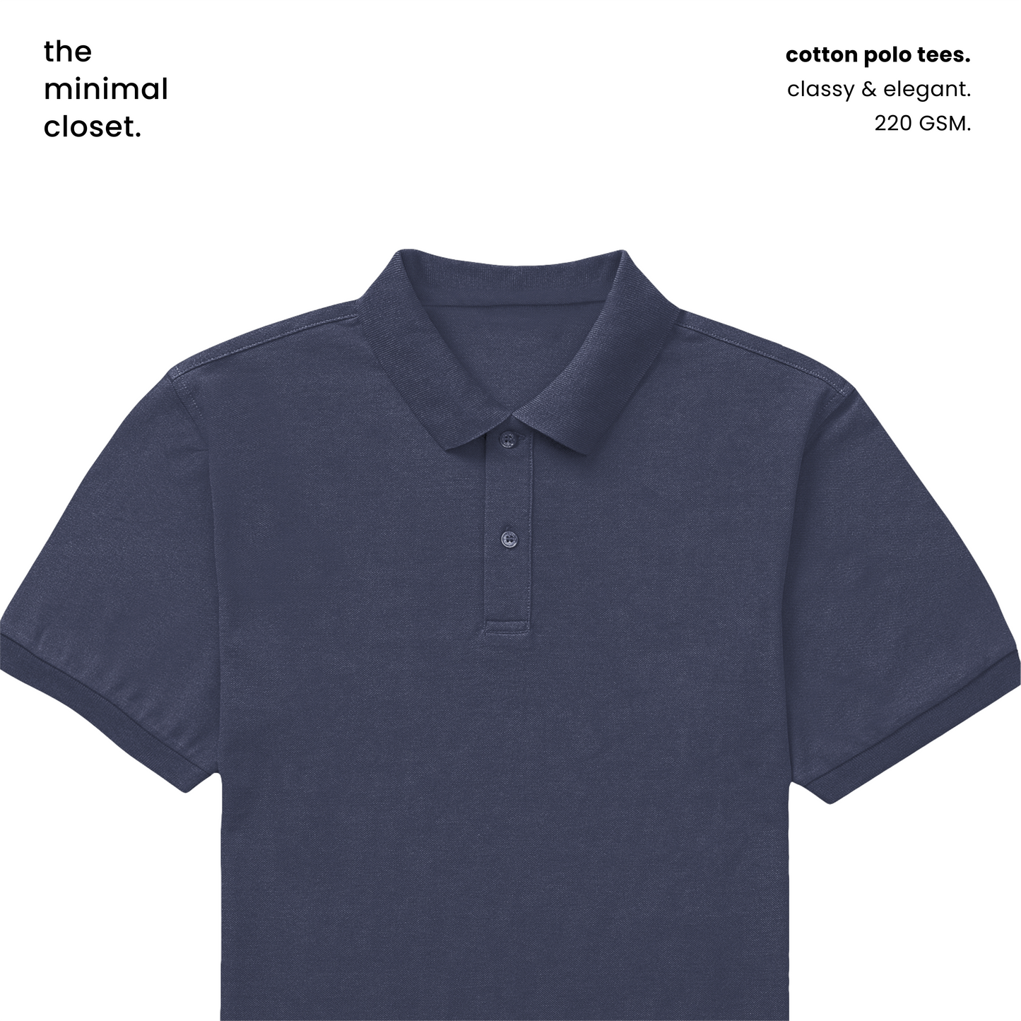 COTTON POLO [11 Solid Colours] [220 GSM]