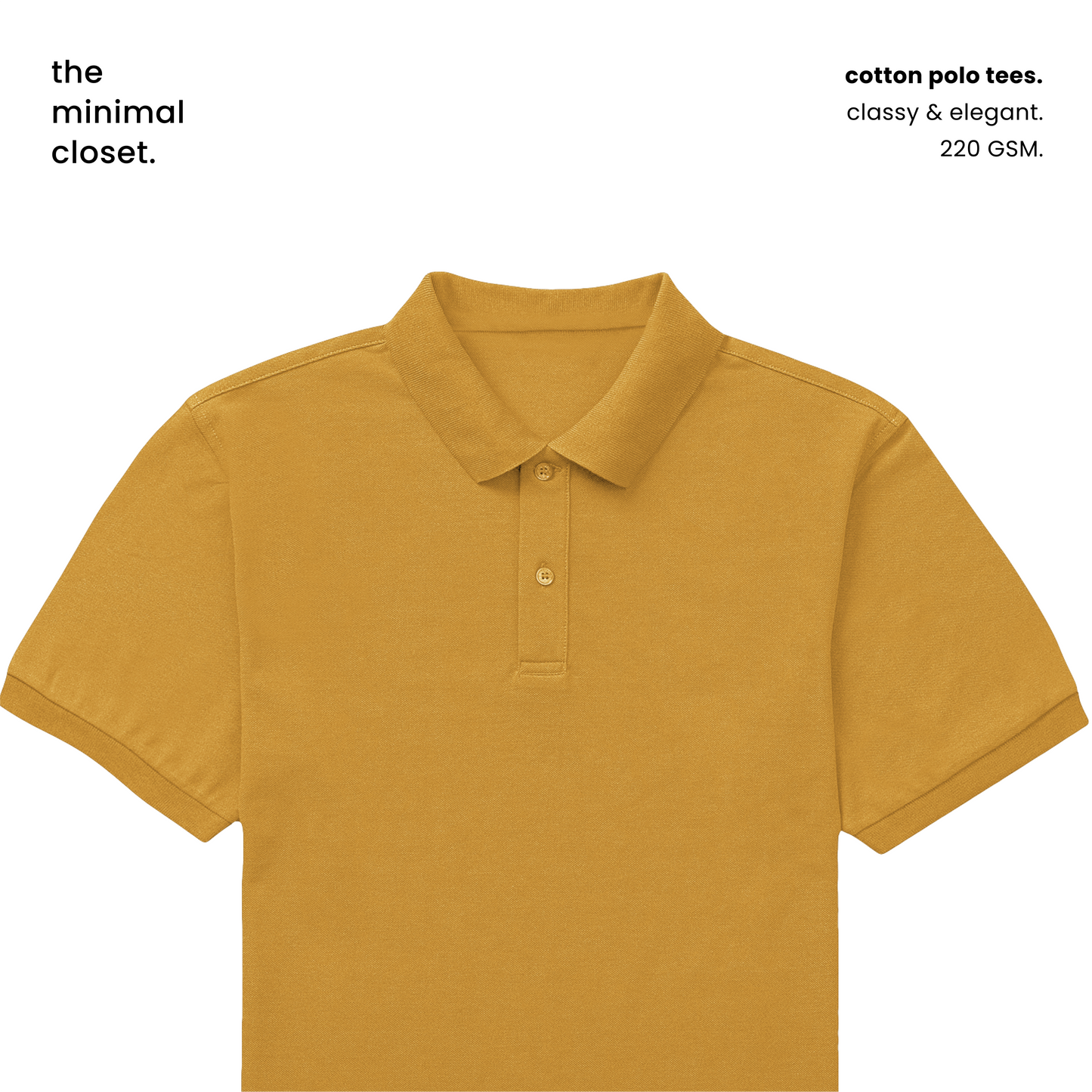 COTTON POLO [11 Solid Colours] [220 GSM]