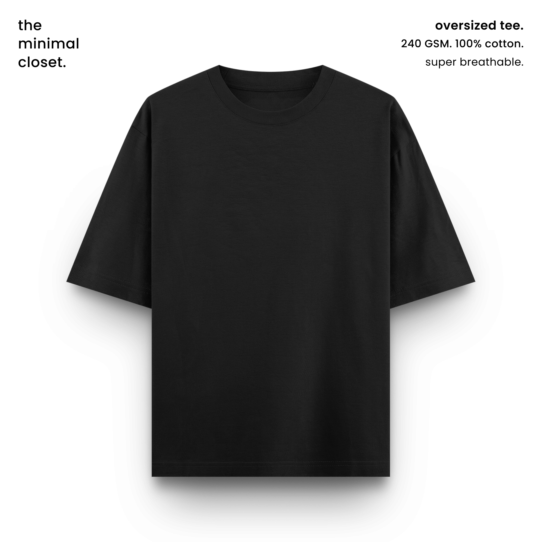 XXL YGM×SFC SUPER BIG LS TEE BLACK