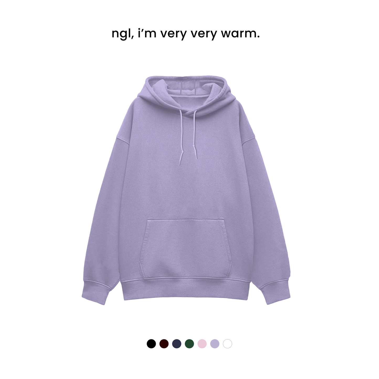 THE HEAVY WINTER HOODIE [400 GSM, Fleece Inside] [OVERSIZED]