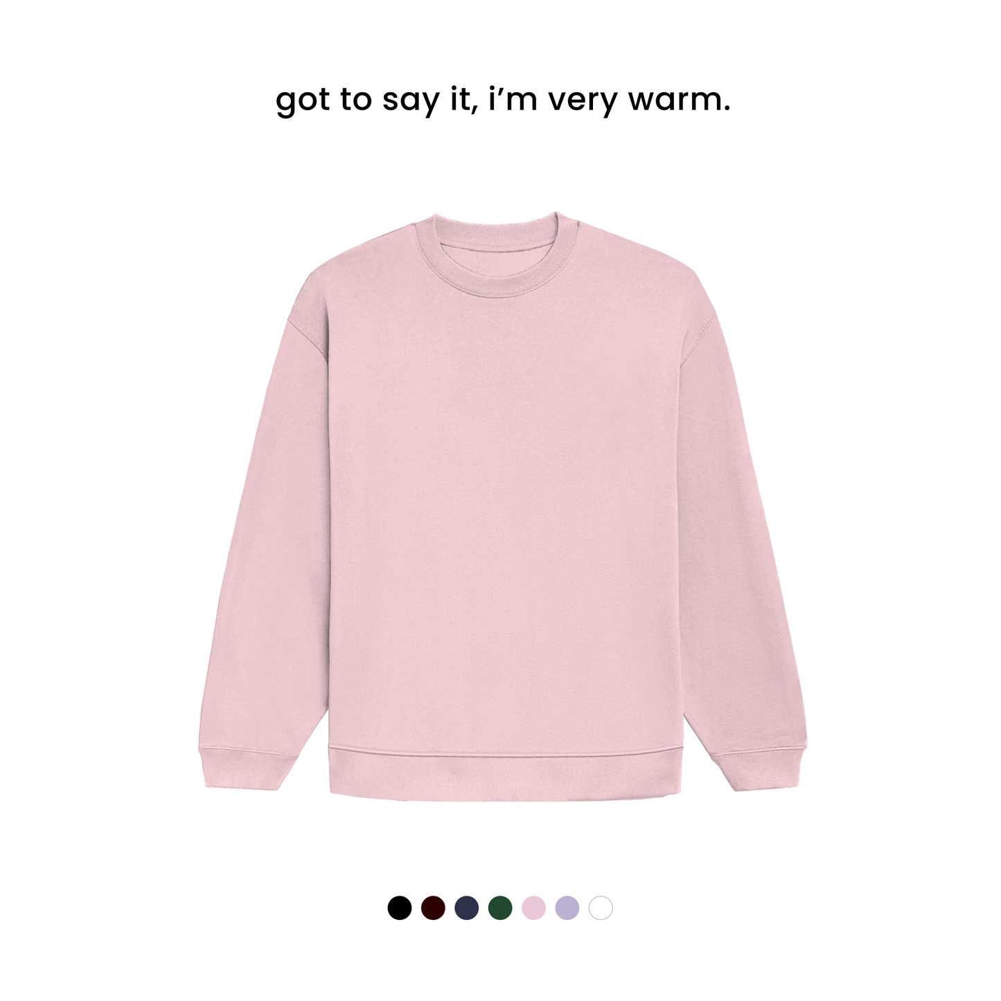 THE HEAVY WINTER SWEATSHIRT [400 GSM, Fleece Inside] [OVERSIZED]