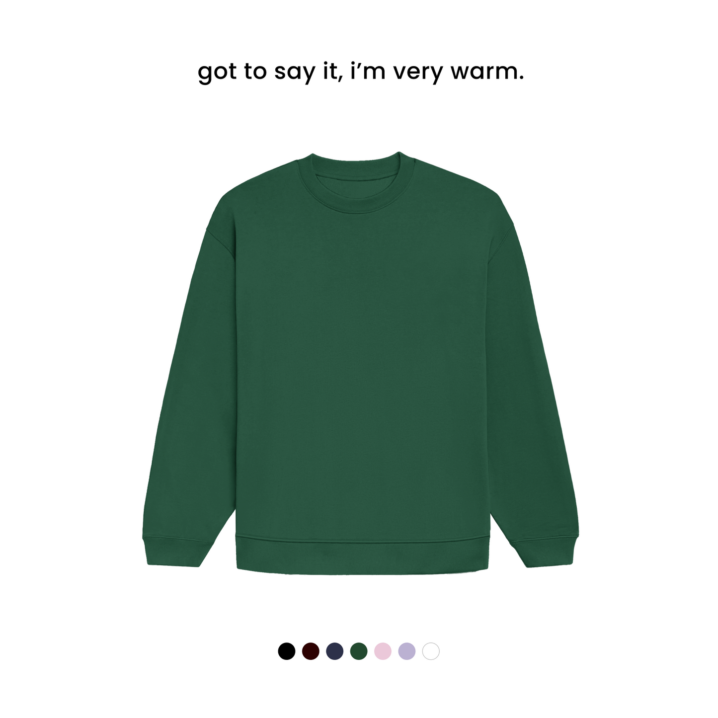 THE HEAVY WINTER SWEATSHIRT [400 GSM, Fleece Inside] [OVERSIZED]