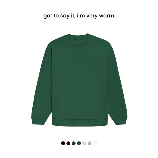 THE HEAVY WINTER SWEATSHIRT [400 GSM, Fleece Inside] [OVERSIZED]