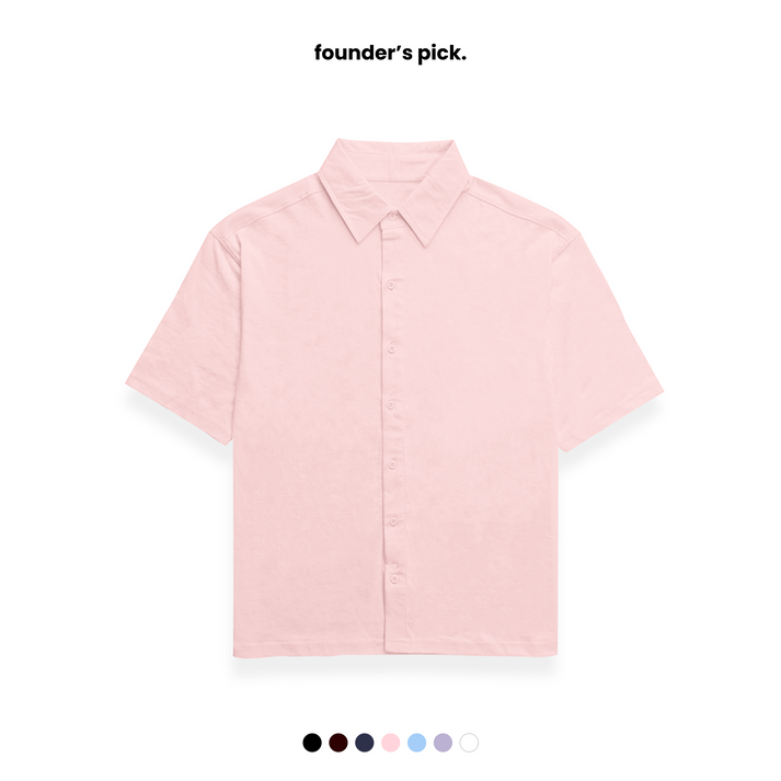 Astral White Cotton Relaxed Shirt